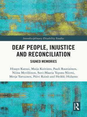 cover image of Deaf People, Injustice and Reconciliation